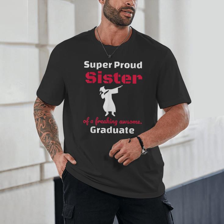 Proud Sister Of 2018 Graduate Dabbing Graduation Unisex T-Shirt
