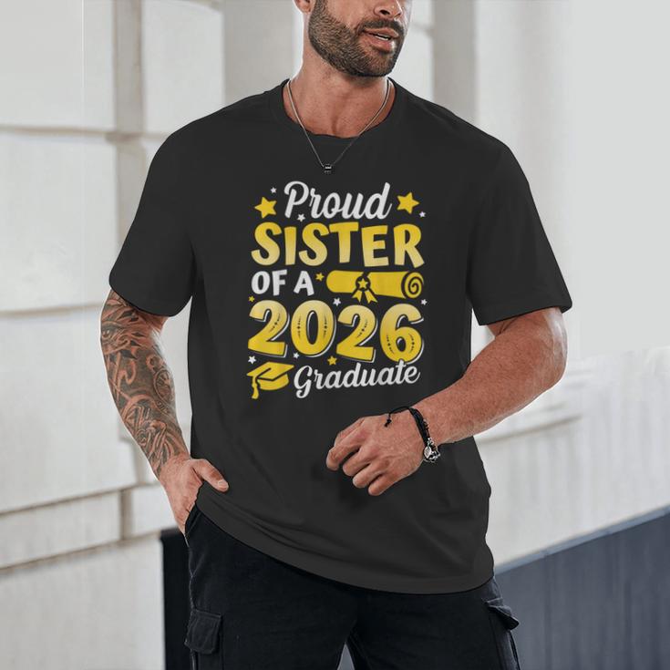 Proud Sister Of A 2026 Graduate Senior Class Graduation Unisex T-Shirt