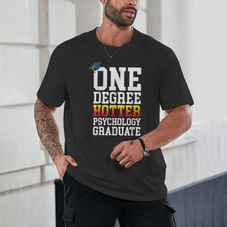 Psychology Graduation Shirt Hotter By One Degree University Unisex T-Shirt