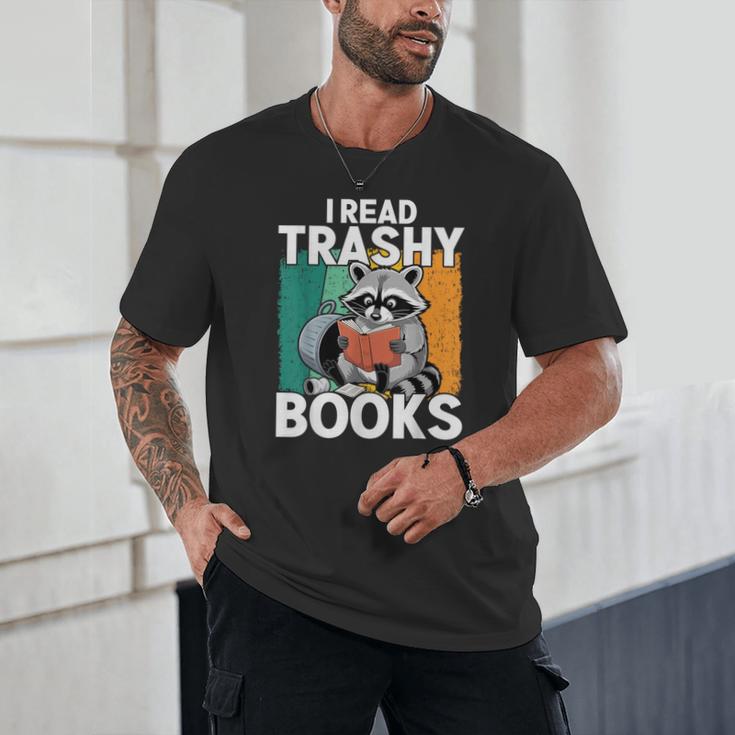 Raccoon Smutty Book Lover Spicy Romance Novels Women's Unisex T-Shirt Raccoon Smutty Book Lover Spicy Romance Novels Women's Unisex T-Shirt