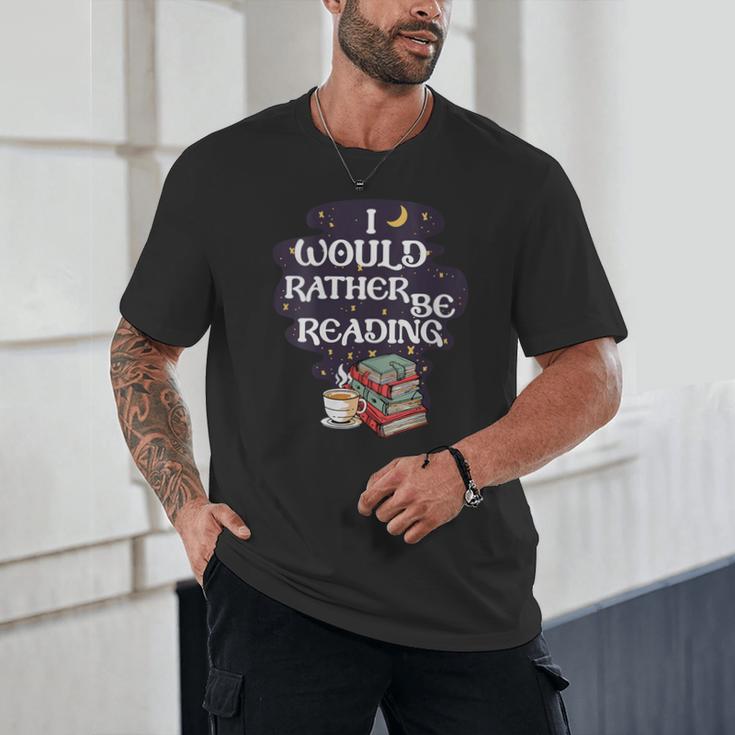 I Would Rather Be Reading Bookworm Book Lover Librarian Kids Unisex T-Shirt I Would Rather Be Reading Bookworm Book Lover Librarian Kids Unisex T-Shirt