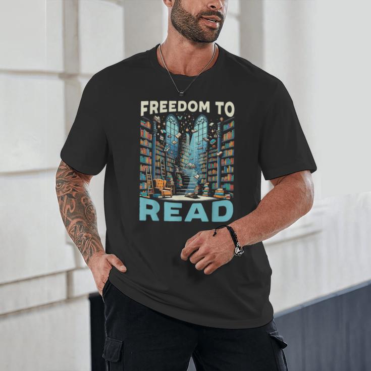 Read Banned Books Bookworm Book Lover Reading Literature Unisex T-Shirt