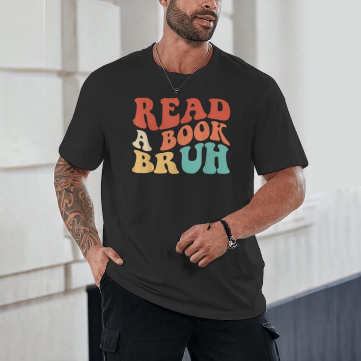 Read A Book Bruh Read Reading Librarian Boys Teen Kids Unisex T-Shirt Read A Book Bruh Read Reading Librarian Boys Teen Kids Unisex T-Shirt