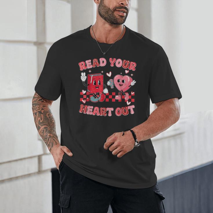 Read Your Heart Out Valentine Teacher Book Lover Unisex T-Shirt Read Your Heart Out Valentine Teacher Book Lover Unisex T-Shirt