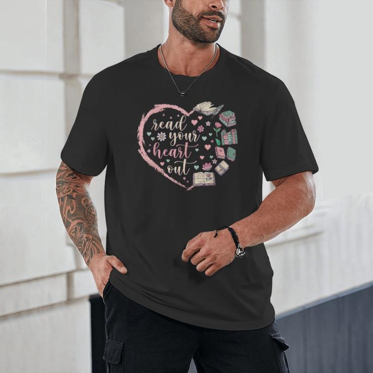 Read Your Heart Out Valentines Teacher Reading Book Lover Unisex T-Shirt Read Your Heart Out Valentines Teacher Reading Book Lover Unisex T-Shirt