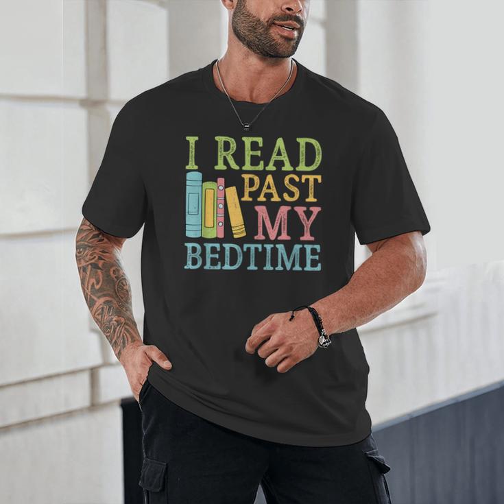 I Read Past My Bedtime Book Quote Humor Unisex T-Shirt