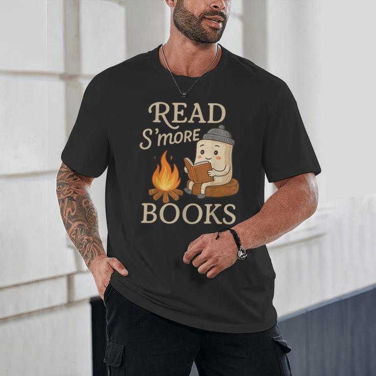 Read S'More Books Campfire Reading Book Lovers Camper Unisex T-Shirt Read S'More Books Campfire Reading Book Lovers Camper Unisex T-Shirt