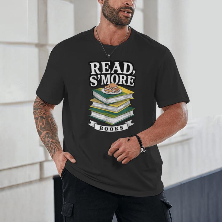 Read S'More Books Marshmallow Reading Smores Unisex T-Shirt