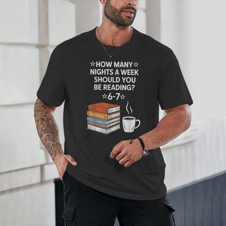 Reading 6-7 Six Seven Meme English Teacher Book Lover Unisex T-Shirt