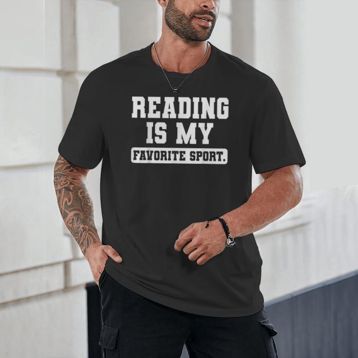 Reading Is My Favorite Sport Book Lover Reader Unisex T-Shirt