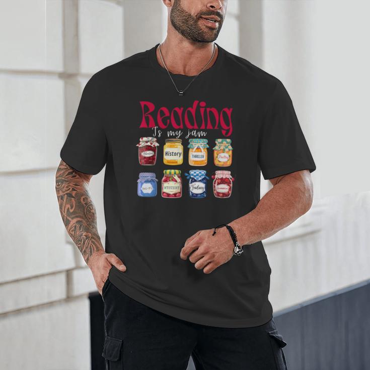 Reading Is My Jam Teacher Student Book Lovers Unisex T-Shirt Reading Is My Jam Teacher Student Book Lovers Unisex T-Shirt
