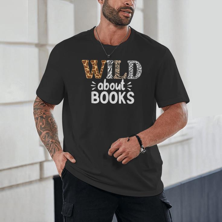 Reading Lover Wild About Books Reading Books And Bookworm Unisex T-Shirt
