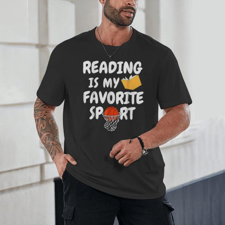 Reading Is My Tee Favorite Sport Basketball World Book Day Unisex T-Shirt Reading Is My Tee Favorite Sport Basketball World Book Day Unisex T-Shirt