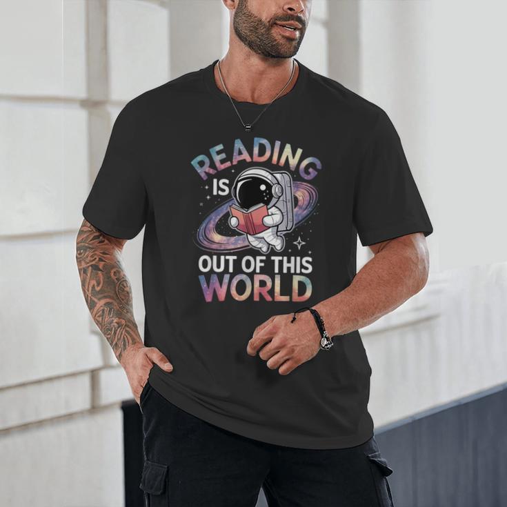 Reading Is Out Of This World Space Book Lover Unisex T-Shirt Reading Is Out Of This World Space Book Lover Unisex T-Shirt