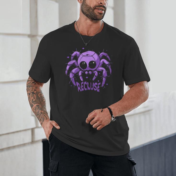 Recluse Pastel Goth Spider Shy Introvert Creepy Cute Kawaii Unisex T-Shirt Recluse Pastel Goth Spider Shy Introvert Creepy Cute Kawaii Unisex T-Shirt