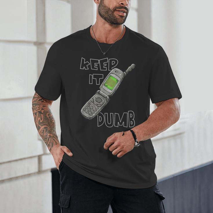 Retro Dumb Flip Phone Vintage 90s Y2K Tech Nostalgia Unisex T-Shirt Retro Dumb Flip Phone Vintage 90s Y2K Tech Nostalgia Unisex T-Shirt