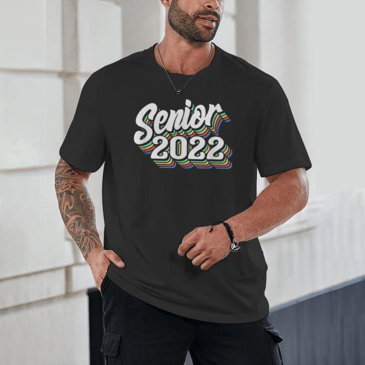 Retro Senior Class Of 2022 Men Women Graduation 90's Grad Unisex T-Shirt