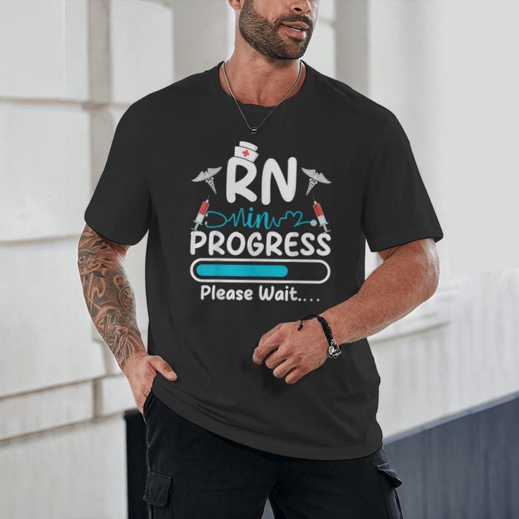 RN In Progress Loading Future Nurse Graduation Lover Unisex T-Shirt