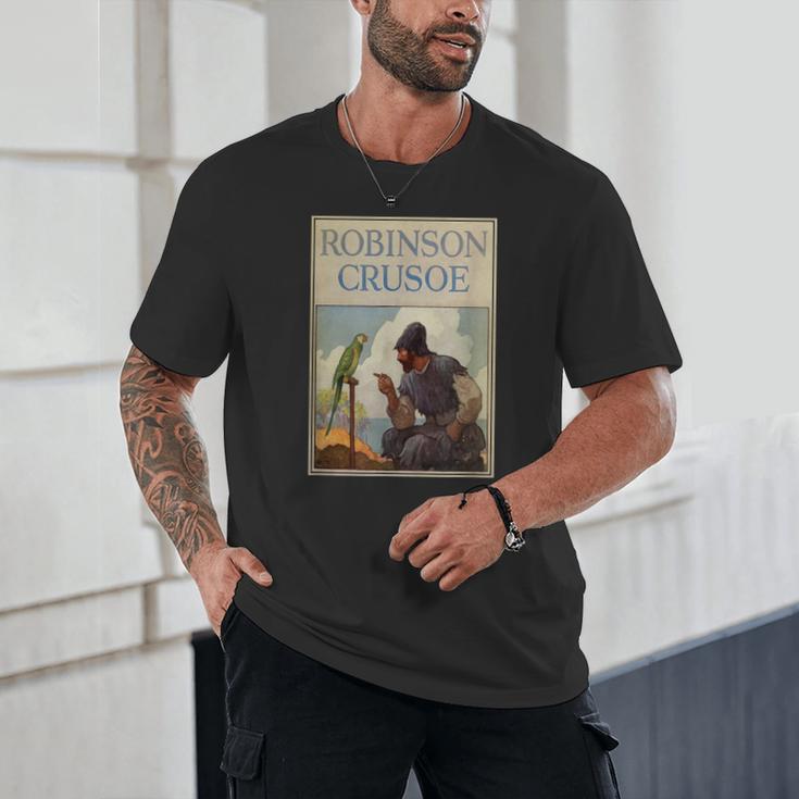 Robinson Crusoe Book Cover 1920 Unisex T-Shirt