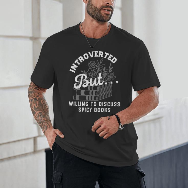 Romance Reader Spicy Book Merch Book Lovers Bookish Women Unisex T-Shirt Romance Reader Spicy Book Merch Book Lovers Bookish Women Unisex T-Shirt
