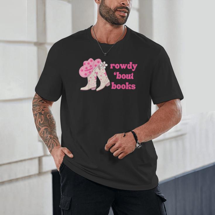 Rowdy 'Bout Books Cowboy Lovers Unisex T-Shirt