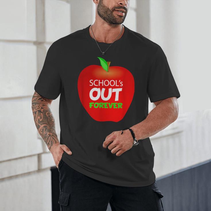 School Is Out Forever Graduation Humor Unisex T-Shirt