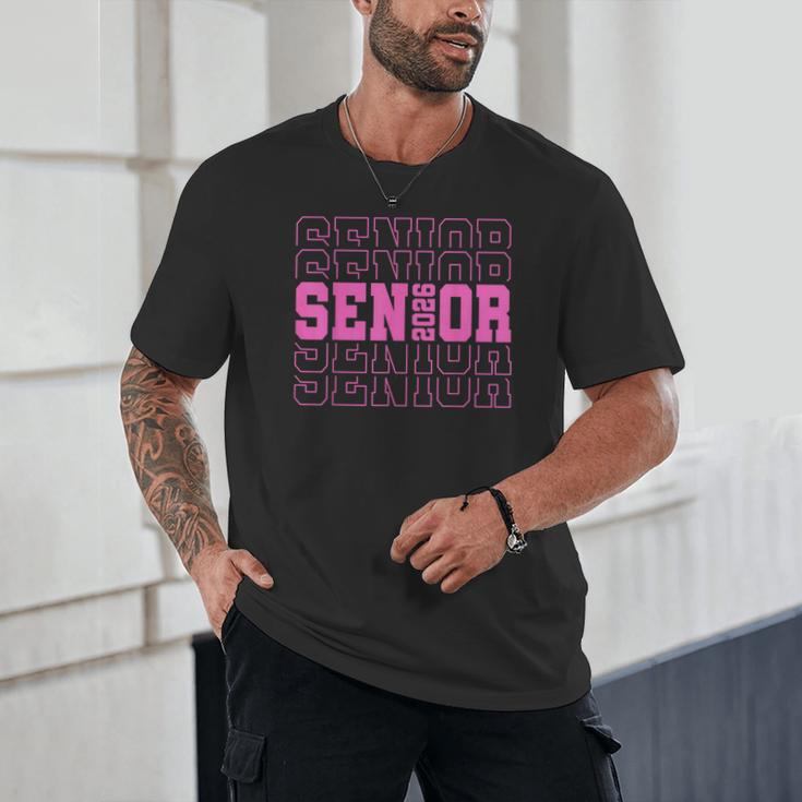 Senior 2026 Class Of 2026 Boys Girls Matching Graduation Unisex T-Shirt