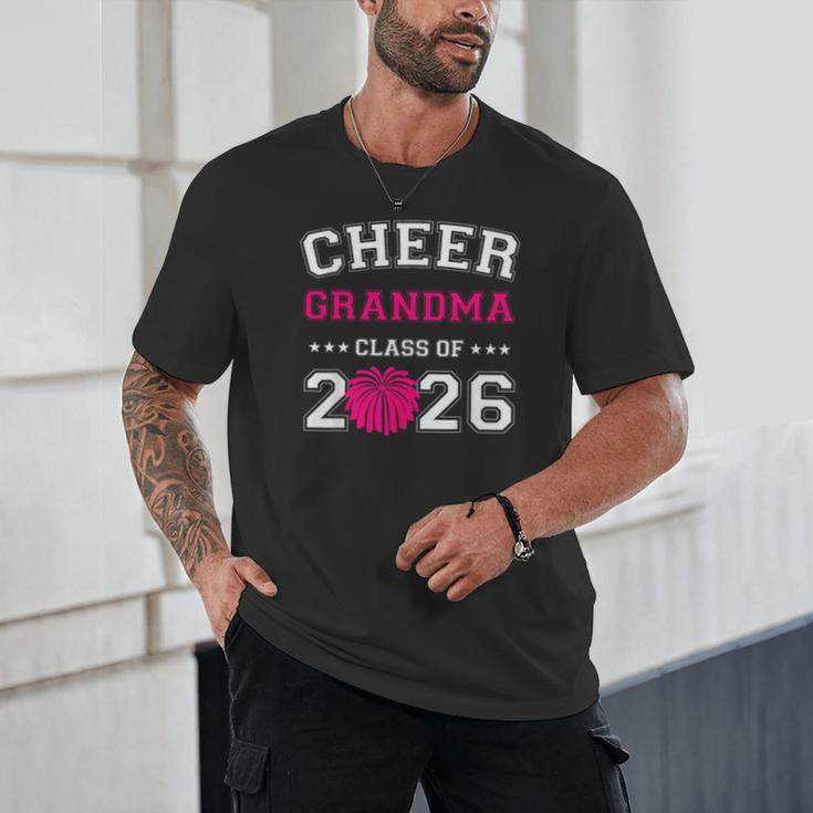 Senior Cheerleader Grandma Cheer Class Of 2026 Graduation Unisex T-Shirt