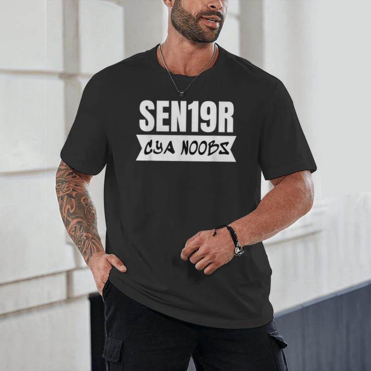 Senior Class 2019 Shirt High School Graduation Geek Unisex T-Shirt