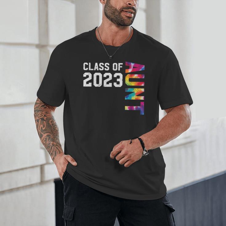 Senior Graduation Class Of 2023 Aunt Senior Tie Dye Unisex T-Shirt
