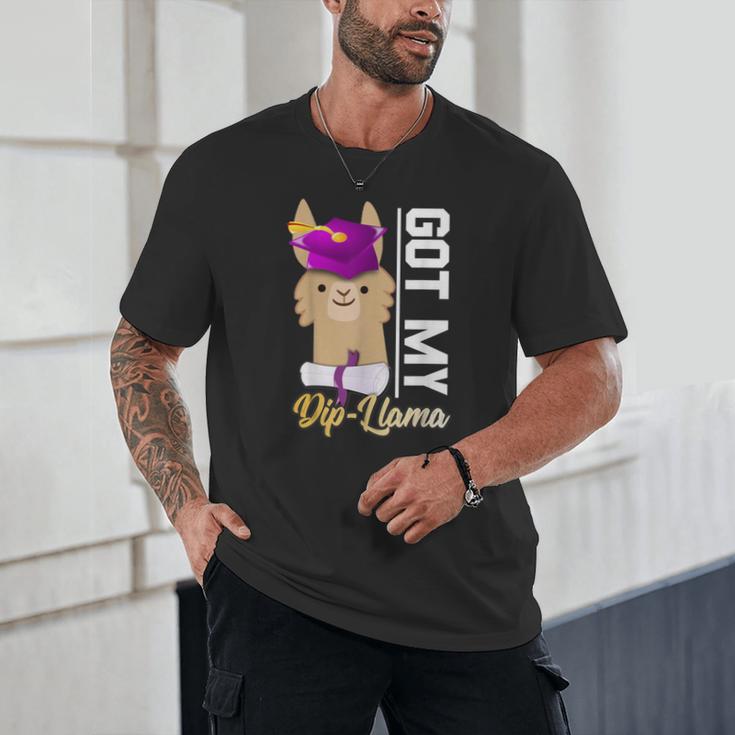 Senior Graduation TShirt 2019 Got My Diploma Llama Pun Shirt Unisex T-Shirt