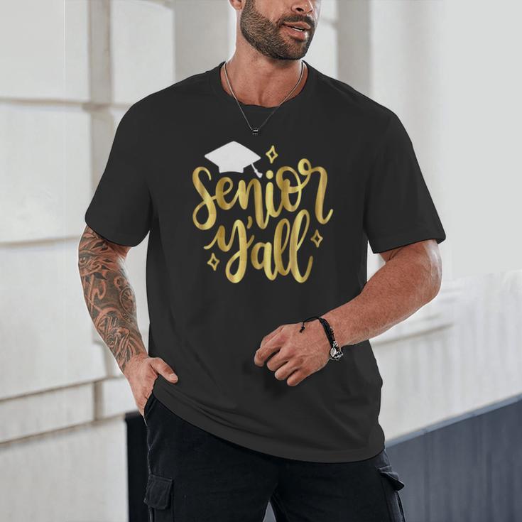 Seniors Y'All 2019 Graduation Tshirt High School College Unisex T-Shirt