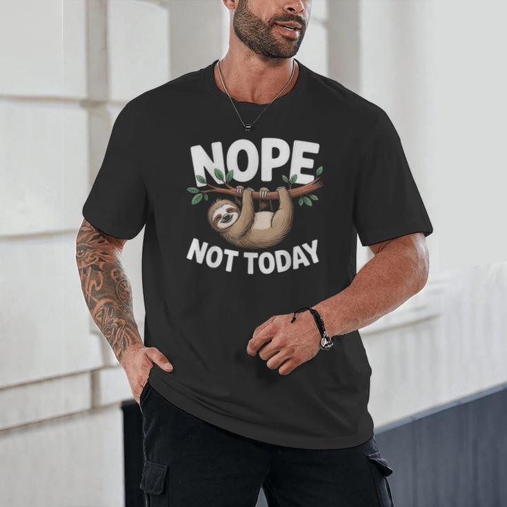 Sloth Shirts Cute Introvert Nope Not Today Sloth Unisex T-Shirt Sloth Shirts Cute Introvert Nope Not Today Sloth Unisex T-Shirt