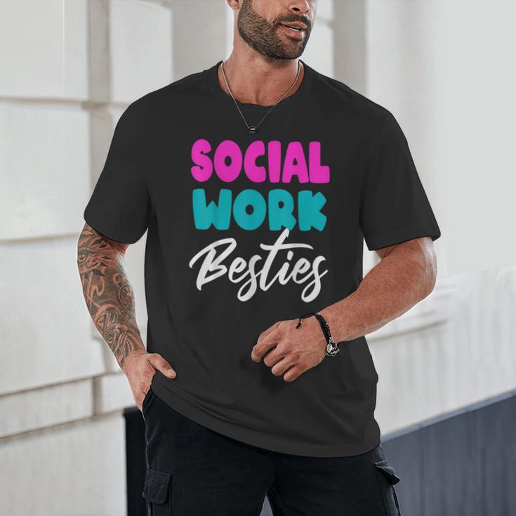 Social Worker Work Coworkers Best Friend Graduation MSW Unisex T-Shirt