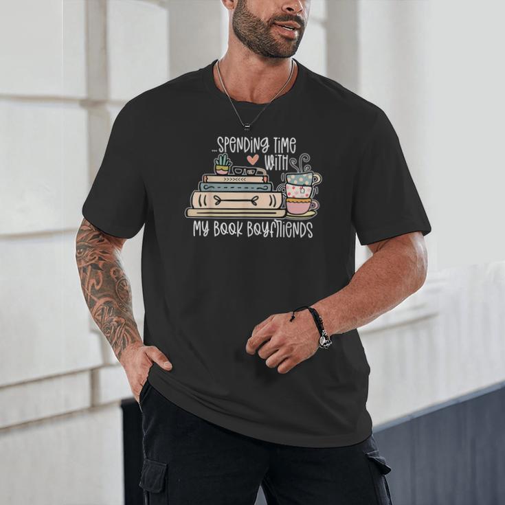 Spending Time With My Book Boyfriends Apparel Unisex T-Shirt