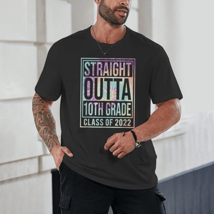 Straight Outta 10th Grade Class Of 2022 School Graduation Unisex T-Shirt