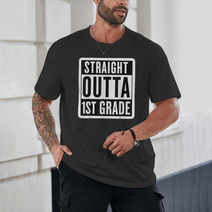 Straight Outta 1st Grade First Graduate Graduation Student Unisex T-Shirt