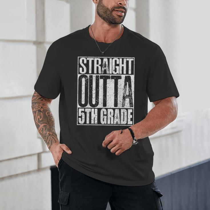 Straight Outta 5th Grade Shirt Graduation 2017 Unisex T-Shirt