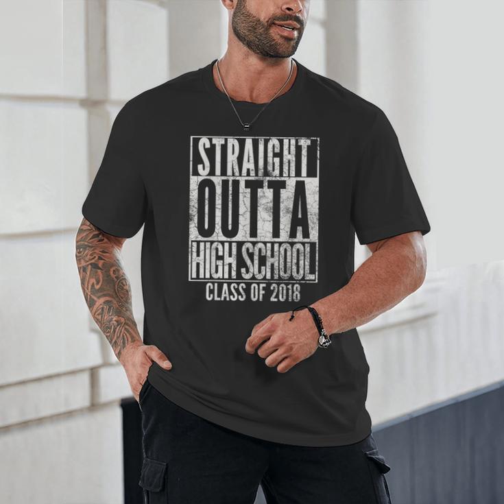 STRAIGHT OUTTA HIGH SCHOOL 2018 Graduation Grad Shirt Unisex T-Shirt
