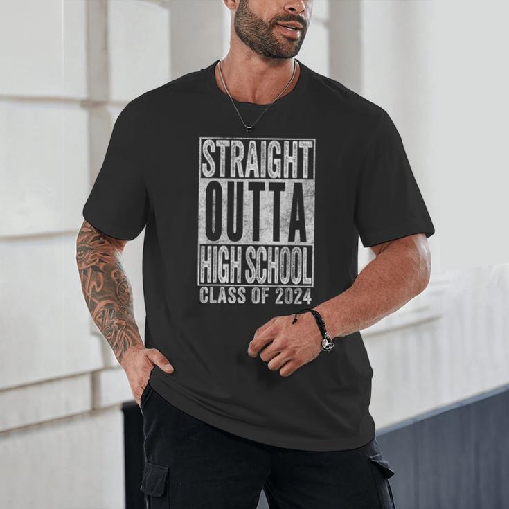 STRAIGHT OUTTA HIGH SCHOOL Graduation Class Of 2024 Senior Unisex T-Shirt