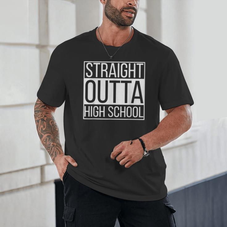 Straight Outta High School Senior Graduation Unisex T-Shirt