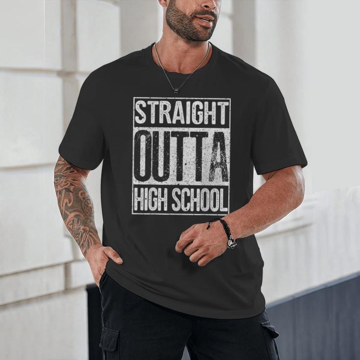 Straight Outta High School Shirt Graduation Idea Unisex T-Shirt