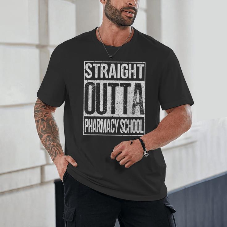 Straight Outta Pharmacy School Shirt Graduation Unisex T-Shirt