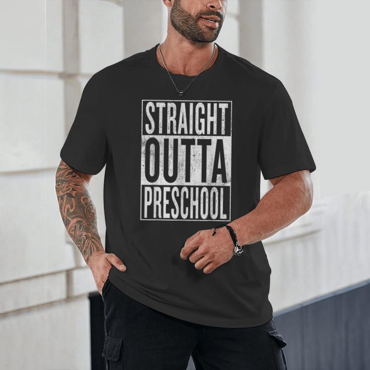 Straight Outta Preschool Pre-School Graduation Cool Unisex T-Shirt