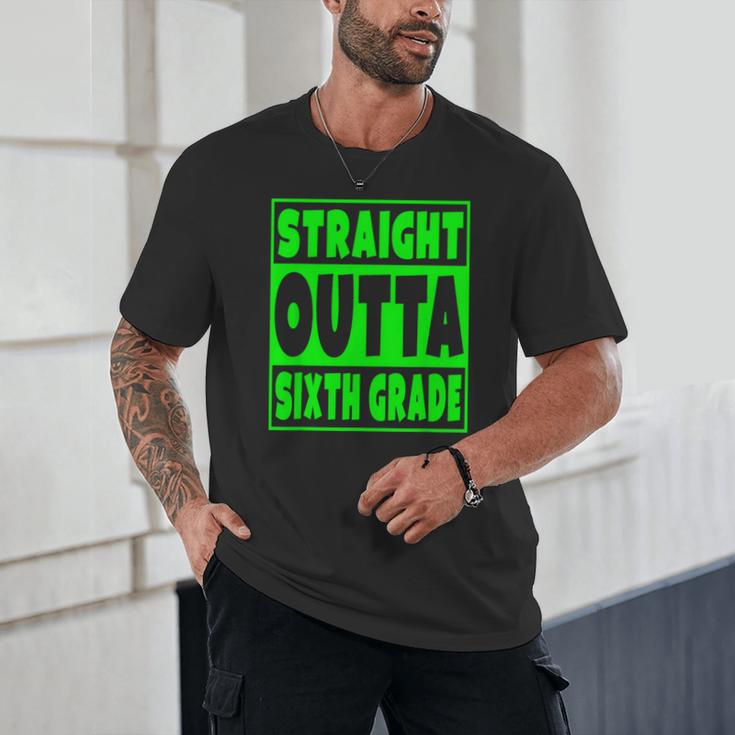 Straight Outta Sixth Grade Graduation Class Unisex T-Shirt