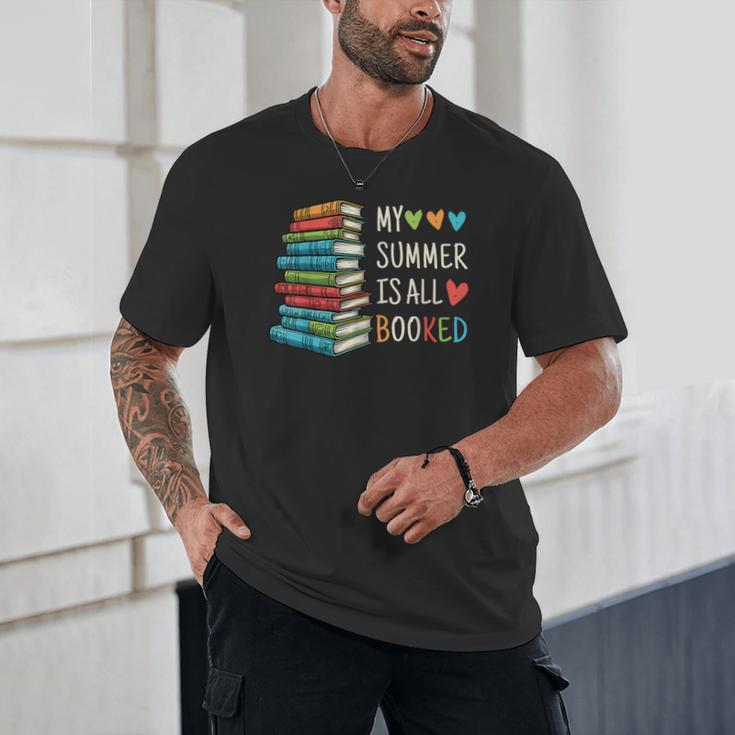 My Summer Is All Booked Book Reading Book Lover Unisex T-Shirt