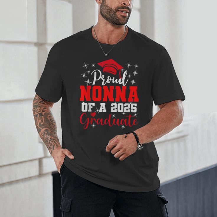 Super Proud Nonna Of 2025 Graduate Senior Graduation Family Unisex T-Shirt