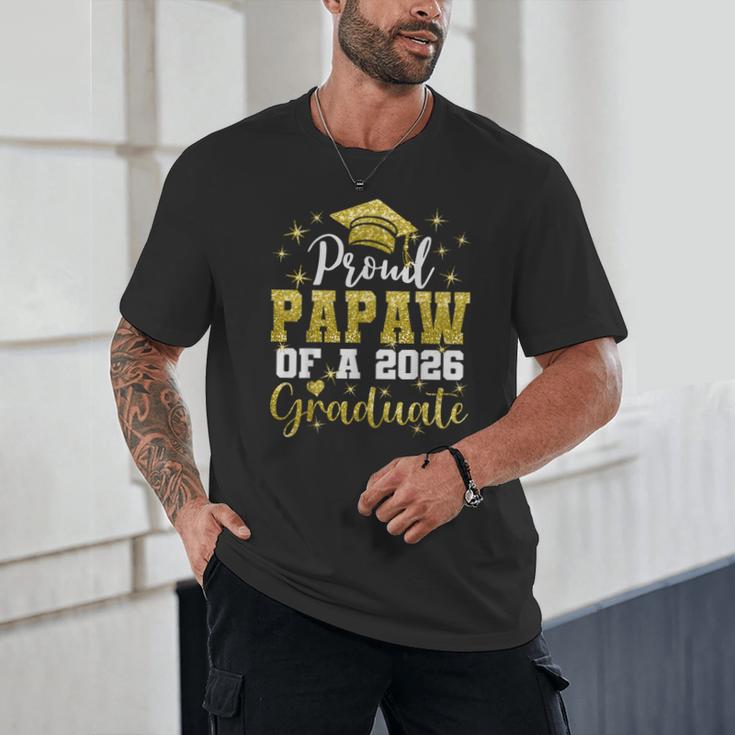 Super Proud Papaw Of 2026 Graduate Senior Graduation Family Unisex T-Shirt