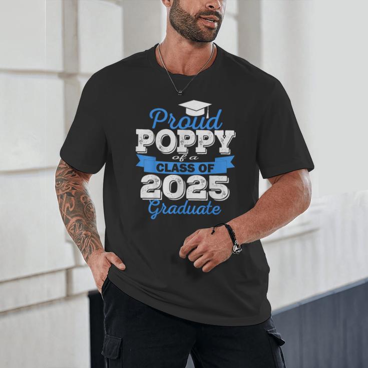 Super Proud Poppy Of 2025 Graduate Senior Graduation Family Unisex T-Shirt
