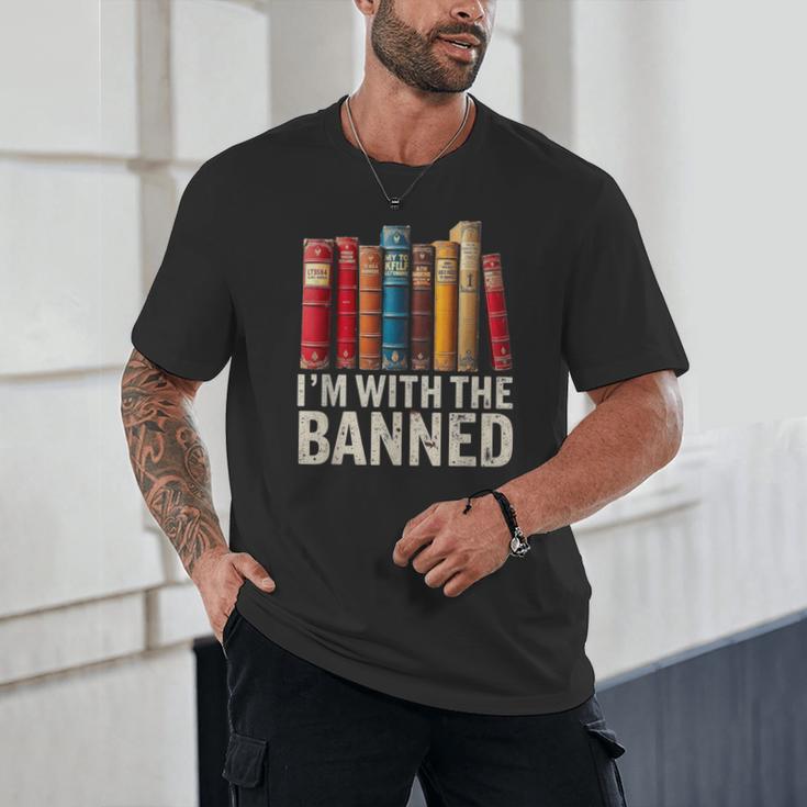 Support Banned Books Freedom I'm With The Banned Unisex T-Shirt Support Banned Books Freedom I'm With The Banned Unisex T-Shirt